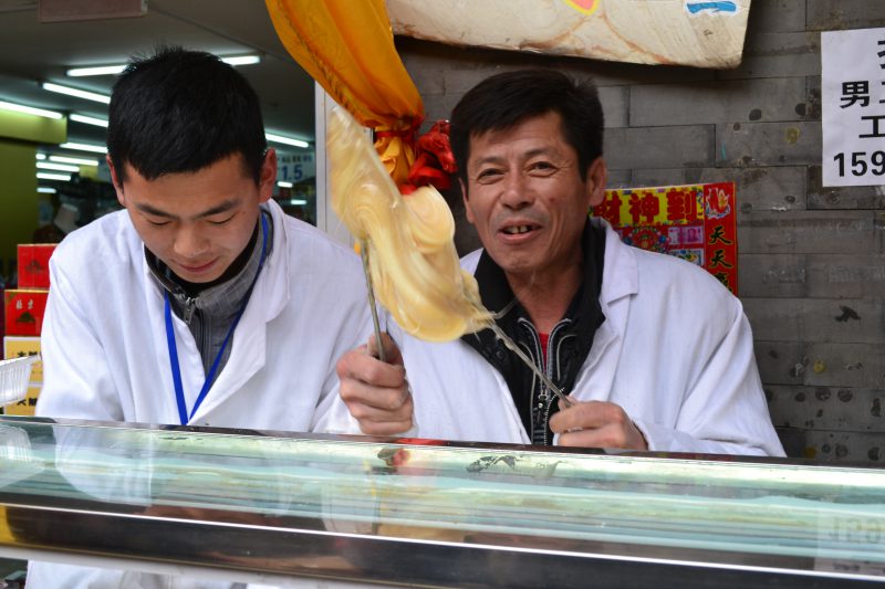 Wangfujing Xiao Chi Jie in Beijing schorpioenen eten