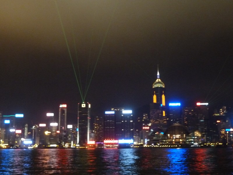 skyline van Hong Kong