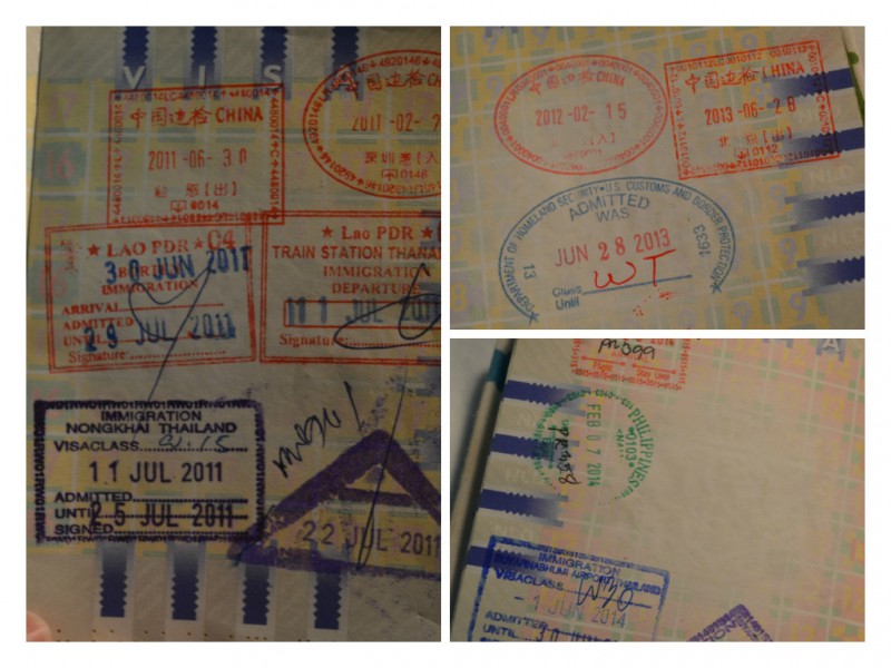 Travel Tag: stempels in mijn paspoort