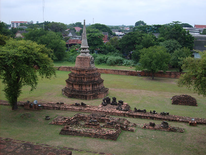 tempels van Ayutthaya