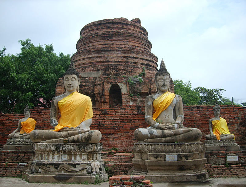 tempels van Ayutthaya