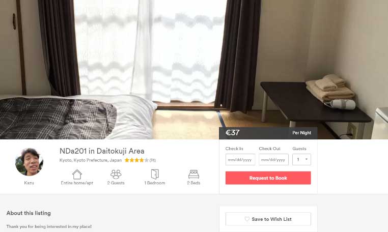 ervaringen met airbnb