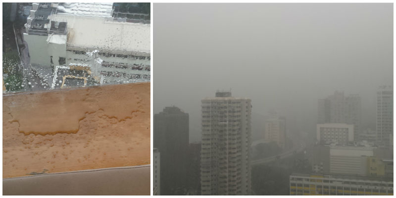regen in Hong Kong