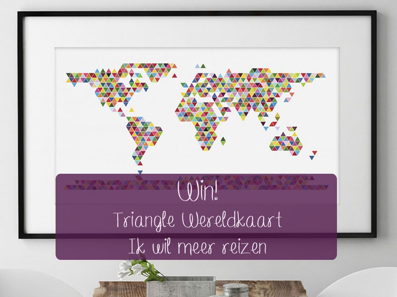 Winactie :: Wereldkaartposter van ‘Ik wil meer reizen’