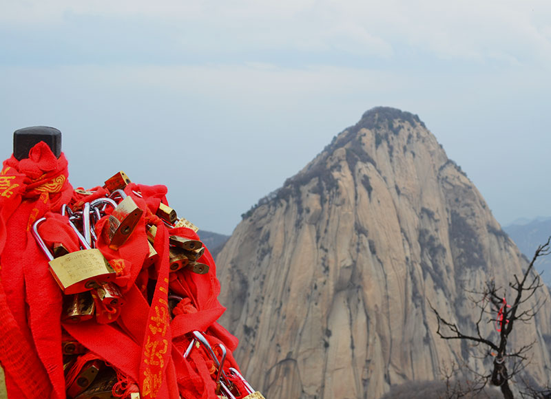 bergen in China huashan beklimmen