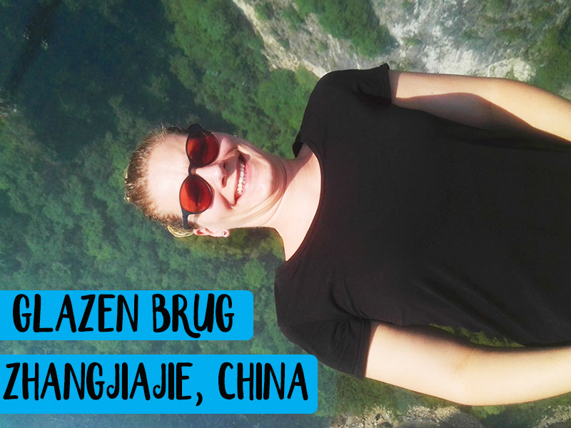Niet doen bij hoogtevrees: lopen over de glazen brug in Zhangjiajie