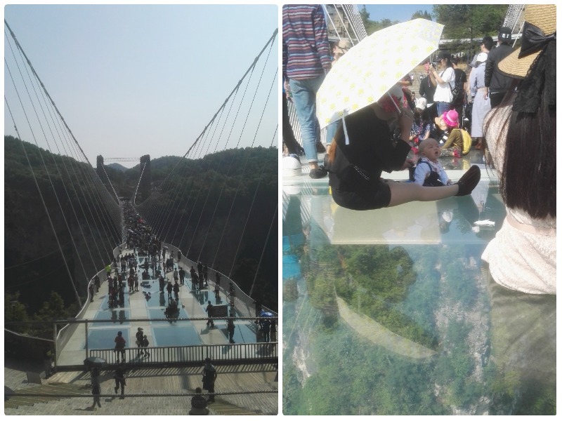 glazen brug in zhangjiajie china
