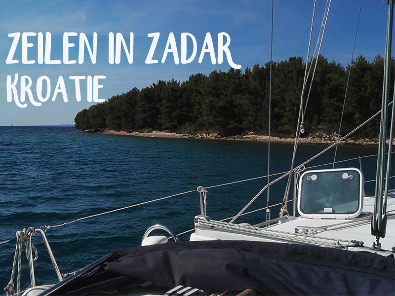Een dag vol met zon, water en zwemmen; een dag zeilen in Zadar